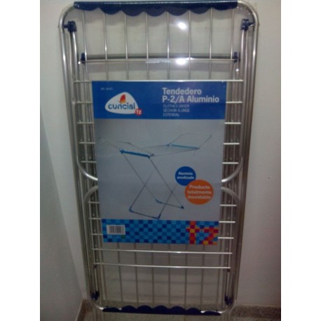 Tendedero con alas de aluminio