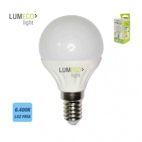 bombilla LED 5w E14 luz dia 400lm