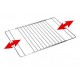 rejilla horno extensible  de 39,5cm a 55cm