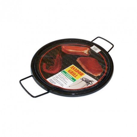 asador grill esmaltado 36cm