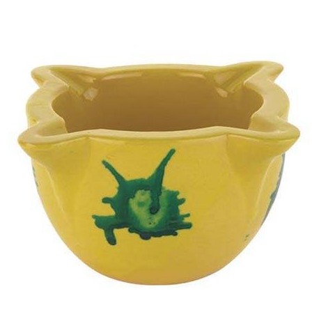 mortero de cerámica amarillo nº2