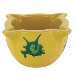 mortero de cerámica amarillo nº3