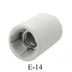 portalámparas E14 cerámico