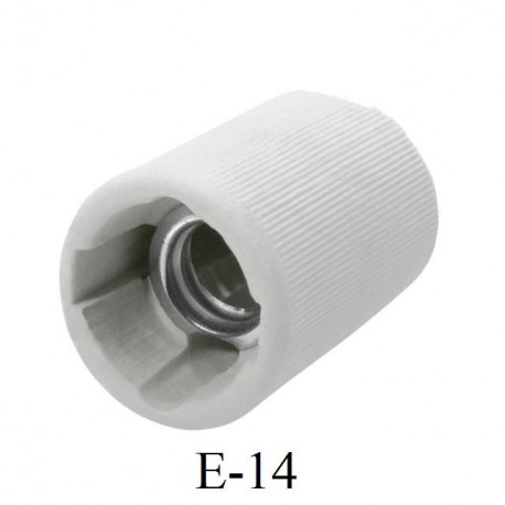 portalámparas E14 cerámico