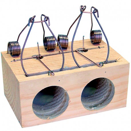 ratonera 2 agujeros mediana. 3,5cm diametro agujero