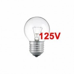 bombilla 125v  E27 40w esférica