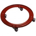 soporte con ruedas de metal ilogi para botella de butano