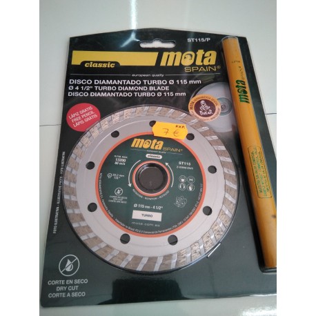 disco diamantado turbo 115mm