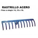 rastrillo azul 12 púas. metal