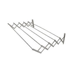 tendedero extensible de aluminio de 1,80metros. 5 varillas. CUNCIAL