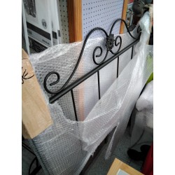 cabecero de forja para cama de 90cm. color negro