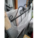cabecero de forja para cama de 90cm. color negro