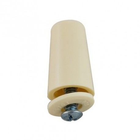 tope de persiana marfil 40mm