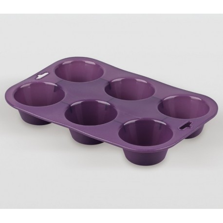 molde madalenas cupcake silicona 6cm diámetro. -40º +250º