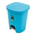 cubo de basura pedal PLASTIKEN azul 25lt