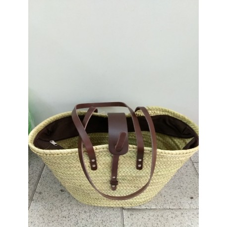 Bolso asas largas solapa, con cremallera. ref.504-8