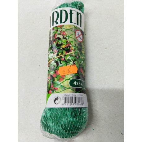 malla antipájaros 4x5metros