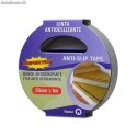 cinta antideslizante negra 25mm x 5m
