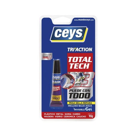 adhesivo CEYS triaction invisible gel 10g.