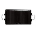 plancha hierro fundido esmaltada reversible  47x27cm