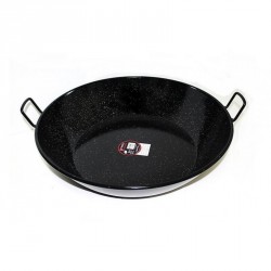 sartén honda esmaltada con asas  38cm. VAELLO