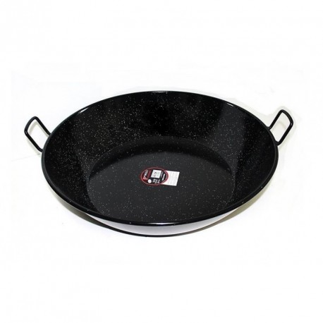 sartén honda esmaltada con asas  38cm. VAELLO