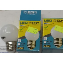 Bombilla LED E27 1,5w  80 lumens luz blanca