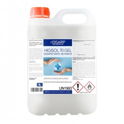 Gel hidroalcohólico  5 litros.  gel de manos 70% alcohol