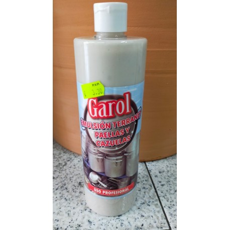 emulsión terranet para paellas y cacerolas,vitroceramica.. GAROL 650cc