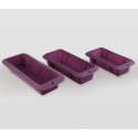 plum cake silicona  violett 25,5x10x6,5cm. hasta 250º temp.