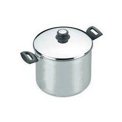 cacerola ALZA GAMMA  inox 28cm. 26cm alto.15lt. inducción,vitro,gas...