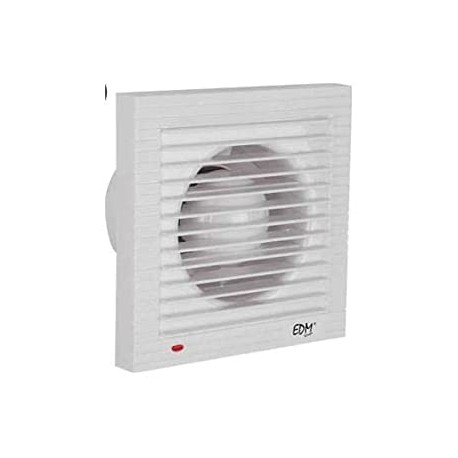 Extractor de aire 13w. salida 98mm. 120m3/h. 40db. 155x155mm. marco 2cm ancho. 220v