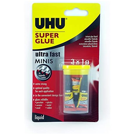 adhesivo inst. 1 uso unecol 3X1g.