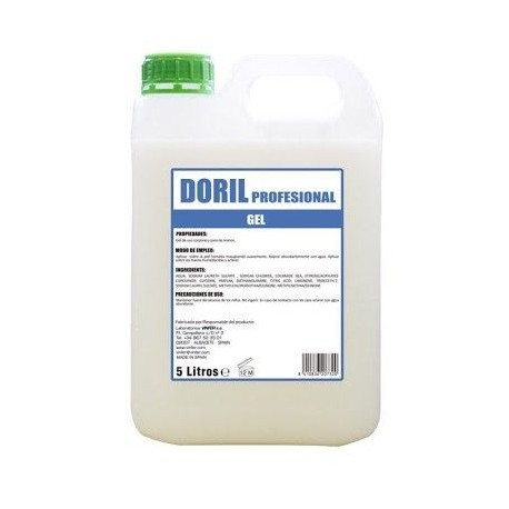 Gel de manos profesional DORIL 5 litros