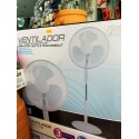 ventilador de pie 40w 3 velocidades, base redonda