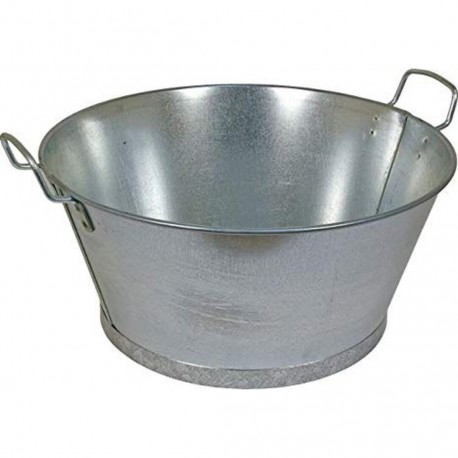 Barreño galvanizado zinc 45cm