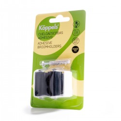 cuelga escobas individual adhesivo y tornillo koppels