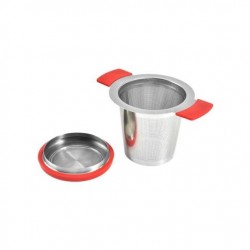 filtro para té inox 18/10 tapa de silicona