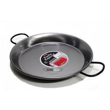 paella acero pulido para inducción 38cm vaello