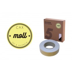 tesamoll blando  10mt largo. espuma adhesiva 2mm espesor